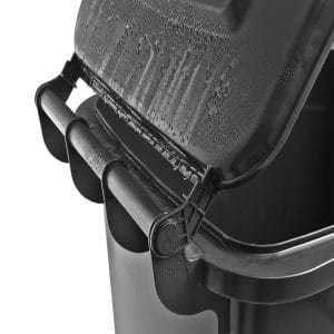 Handle and standard lid with rain edge 240L